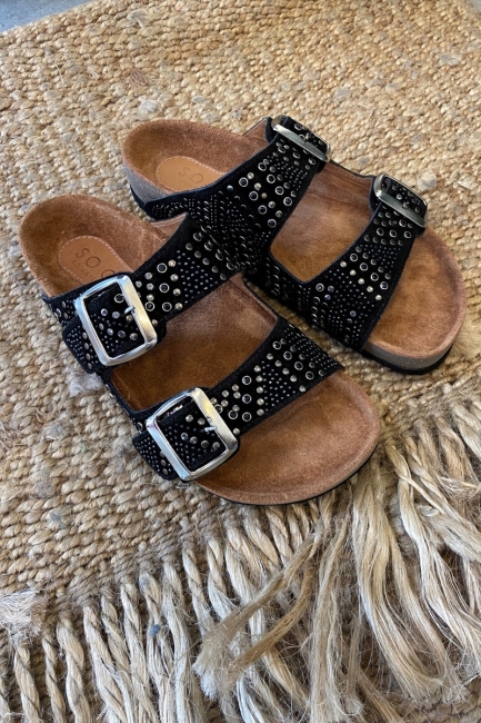 Soliel Sandal Shoes - Black