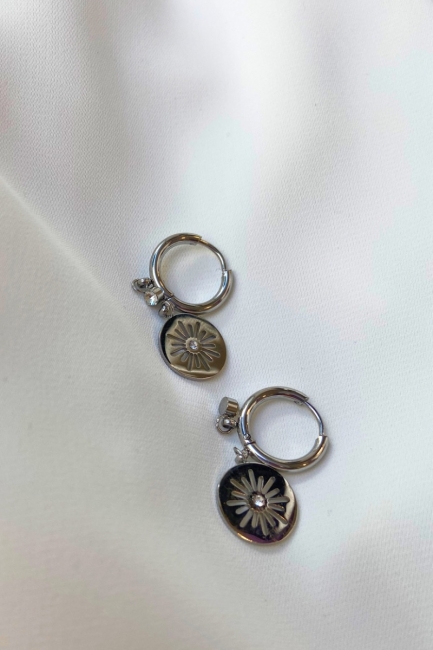 Apolline silver earrings