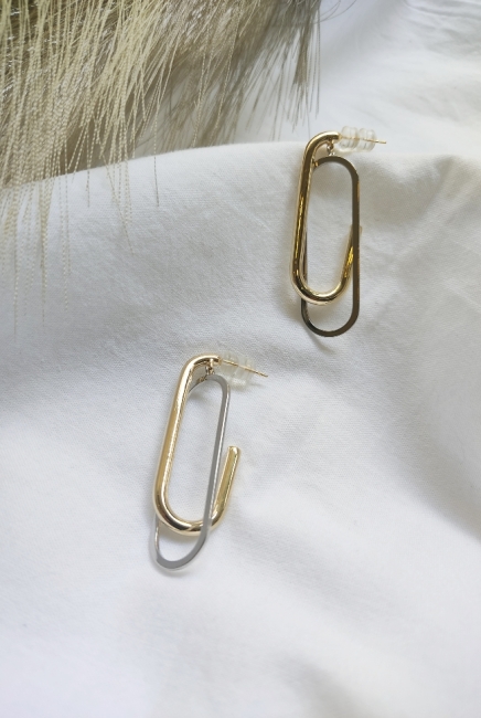Wana earrings σε χρυσή και ασημί απόχρωση
