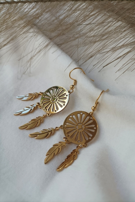 Keva earrings σε χρυσή απόχρωση