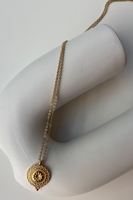 Amelie golden shade necklace