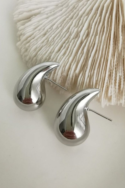 Mya earrings σε ασημί απόχρωση