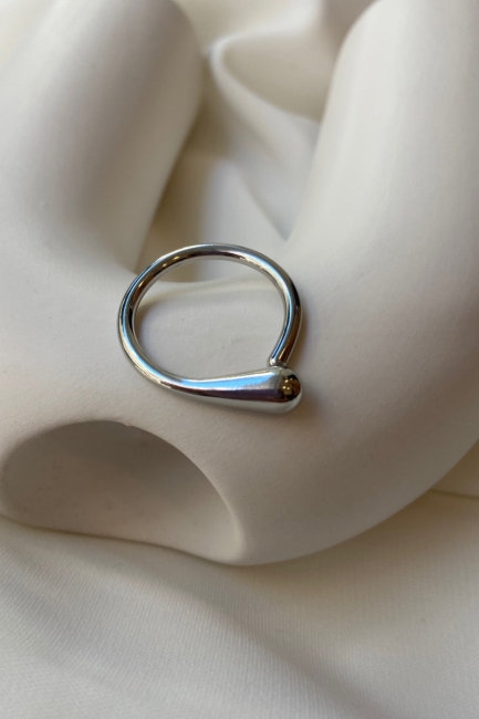 Noëlle silver shade ring