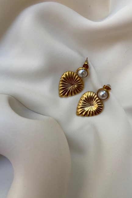 Cardigan earrings σε χρυσή απόχρωση