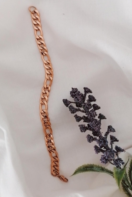 Paulette bracelet σε ροζ χρυσή απόχρωση