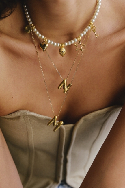 Monogram Chain Gold