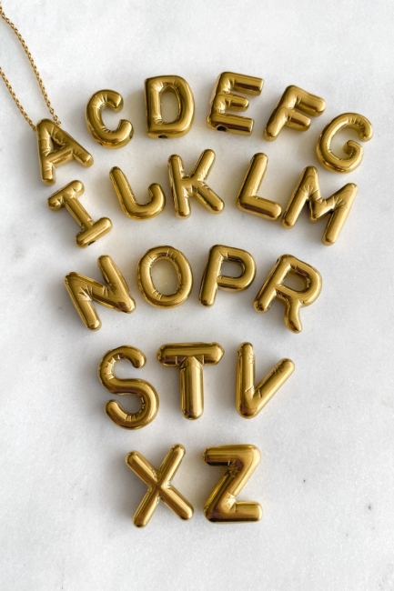 Monogram Chain Gold