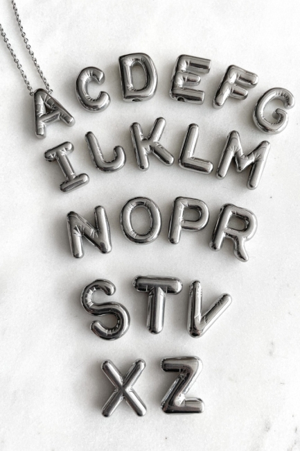 Monogram Chain Silver