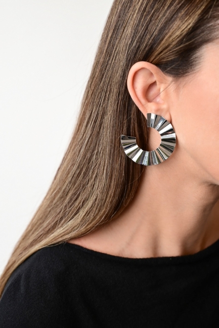 Enrica earrings σε ασημί απόχρωση