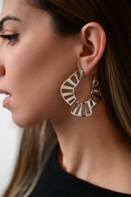 Salina earrings σε ασημί απόχρωση