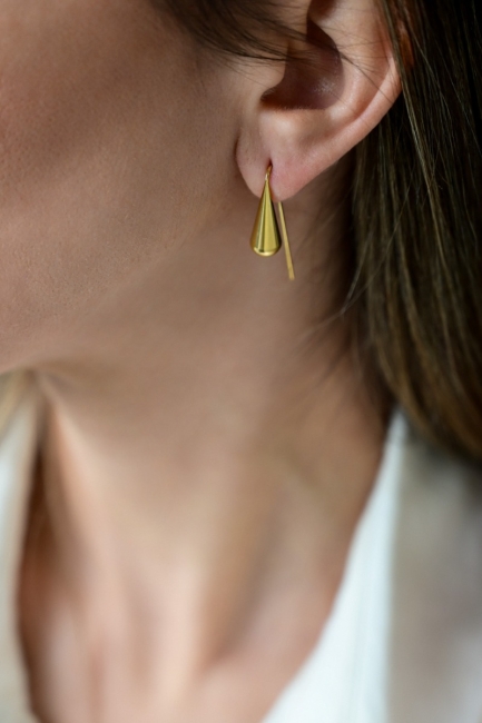 Silvia earrings σε χρυσή απόχρωση