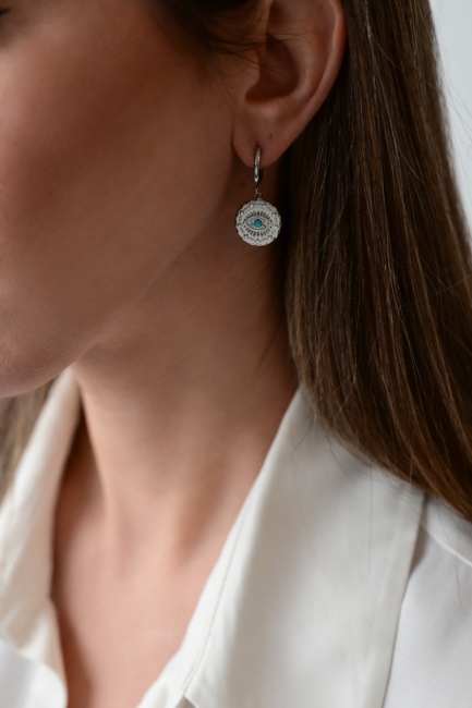 Romea earrings σε ασημί απόχρωση