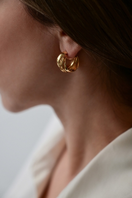 Maria earrings σε χρυσή απόχρωση