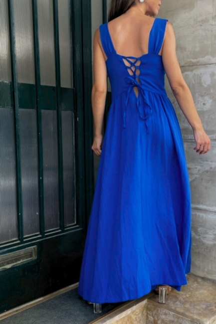 Manuella midi φόρεμα σε μπλε απόχρωση