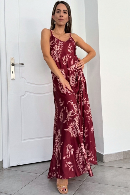 Athéna dress σε μπορντό απόχρωση