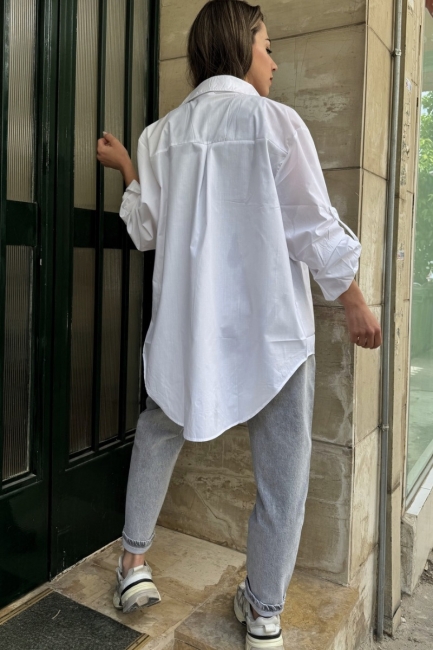 The white shirt