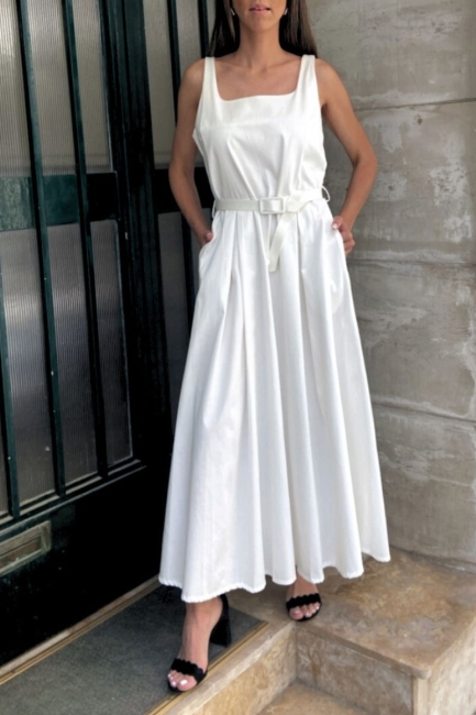 Erato φόρεμα σε λευκή απόχρωση
