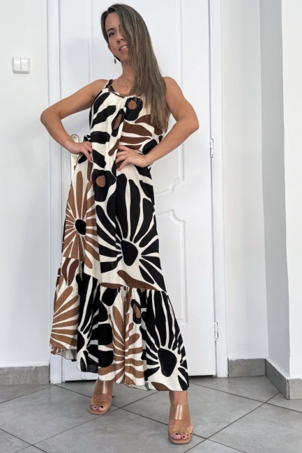 Maraya dress σε γήινες αποχρώσεις