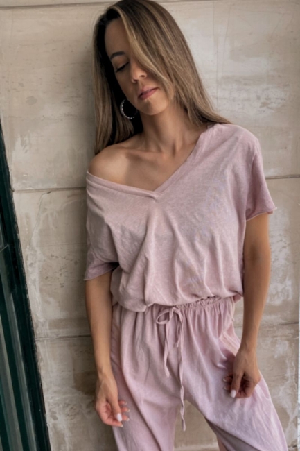 Anna μπλούζα σε ροζ απόχρωση