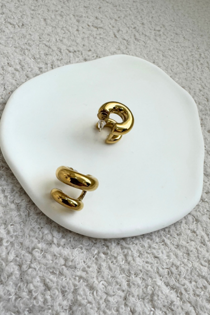 Duo gold hoops