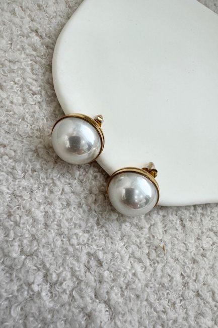 Gold big pearl