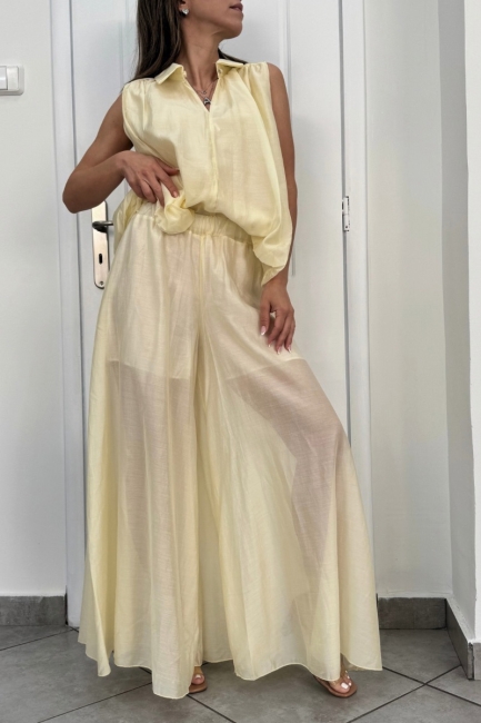 Παντελόνα σε butter yellow