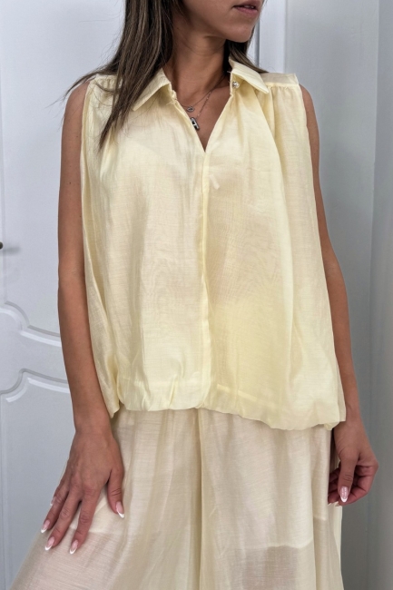 Πουκαμίσα σε butter yellow