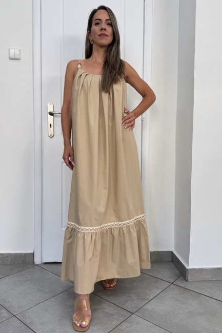 Milos dress σε μπεζ