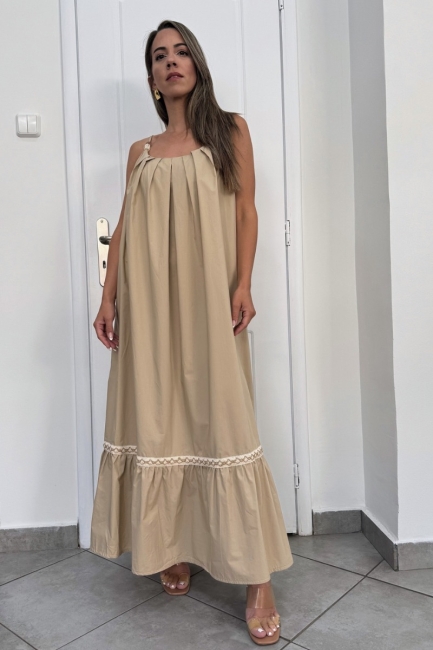 Milos dress σε μπεζ