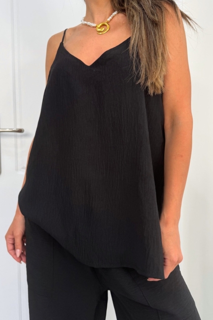 Cami top σε μαύρο