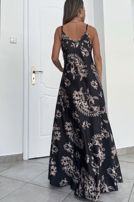Athéna dress σε μαύρη απόχρωση