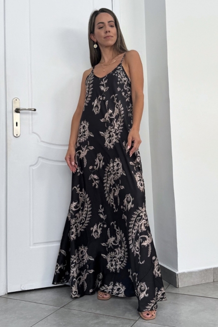 Athéna dress σε μαύρη απόχρωση