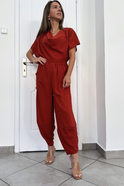 Carrot παντελόνι σε burnt orange
