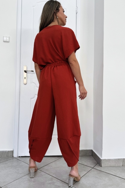 Carrot παντελόνι σε burnt orange