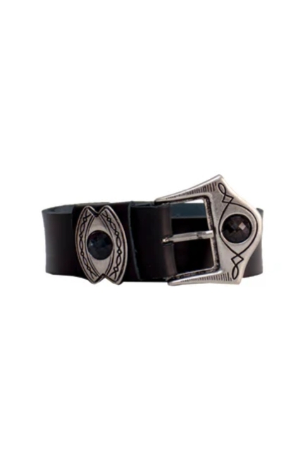 Lucy Leather Belt - Black